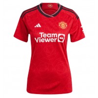 Manchester United Jadon Sancho #25 Domáci Ženy futbalový dres 2023-24 Krátky Rukáv